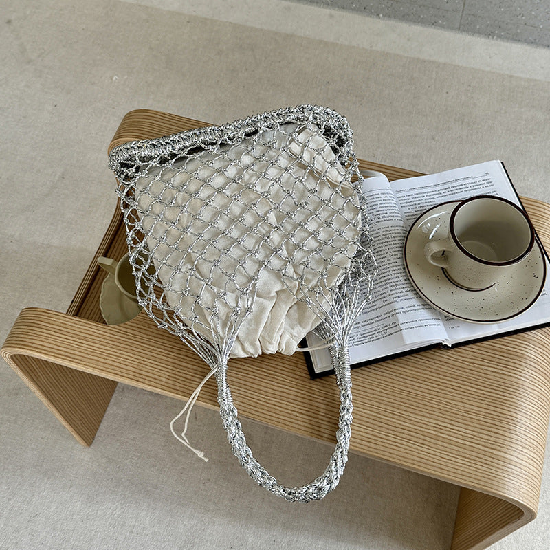 Hollow Out String Simple Handbags