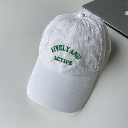 Summer Minimalist Letter Print Baseball Cap