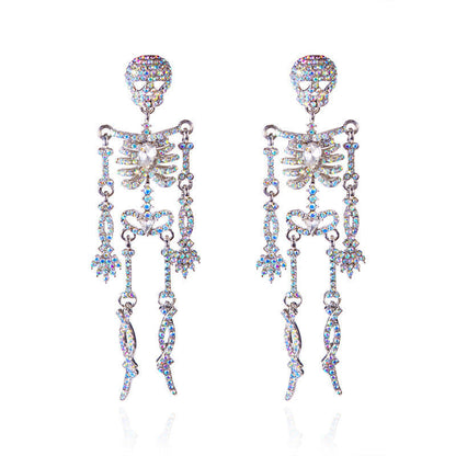 Halloween Shiny Rhinestone Drop Earrings