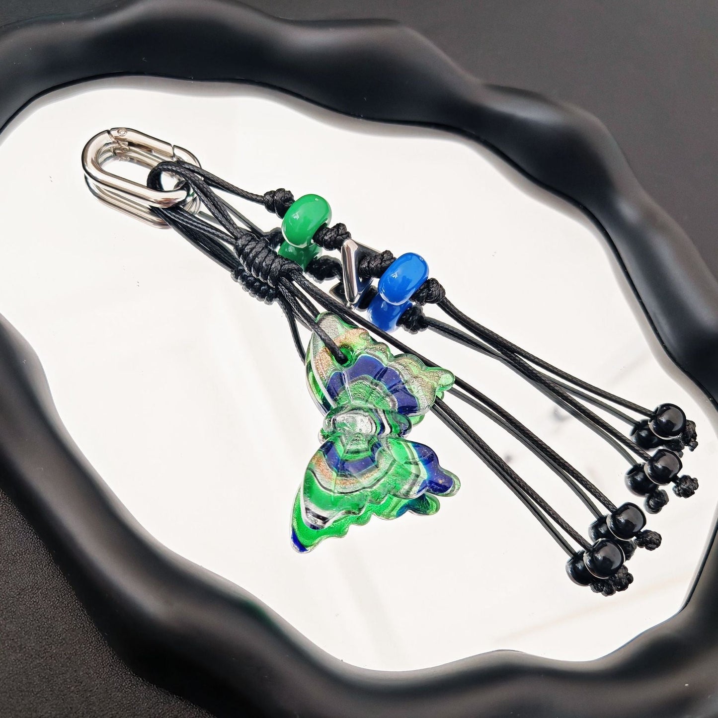 Butterfly Beads Keychain Bag Charms