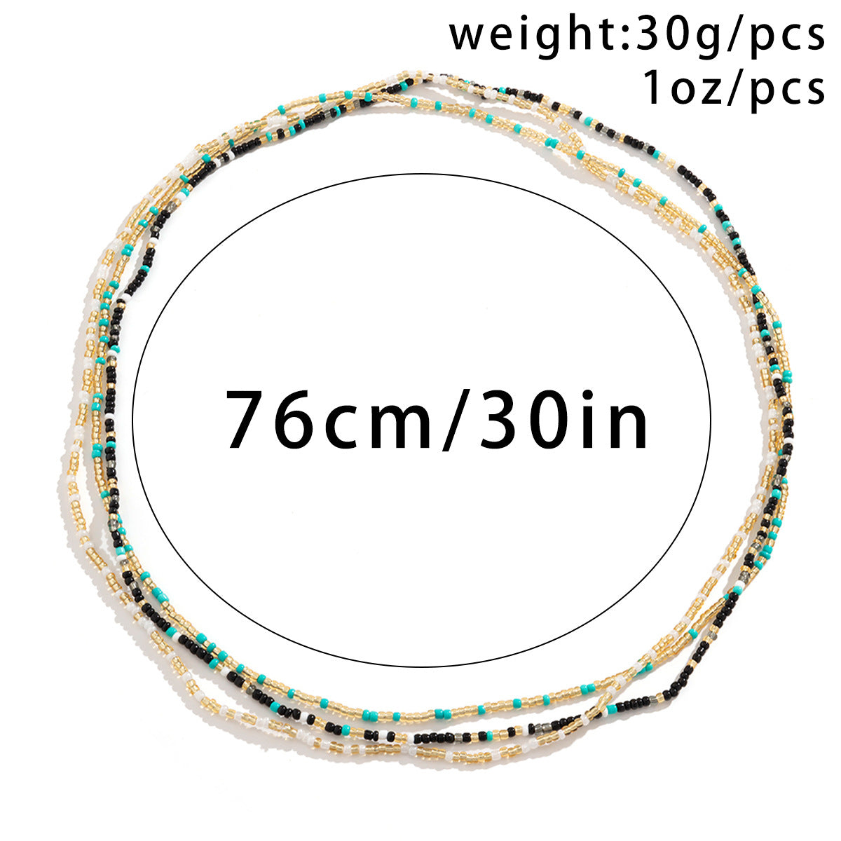 Bead Sexy Layered Waist Chain