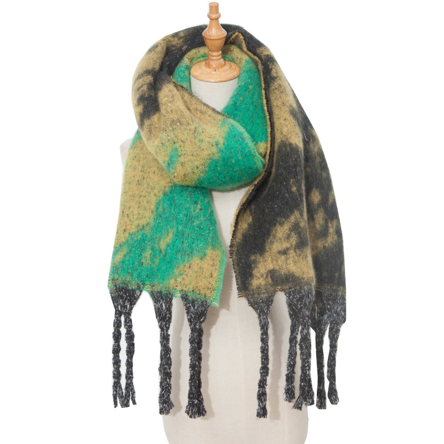 Patchwork Color Star Print Scarves