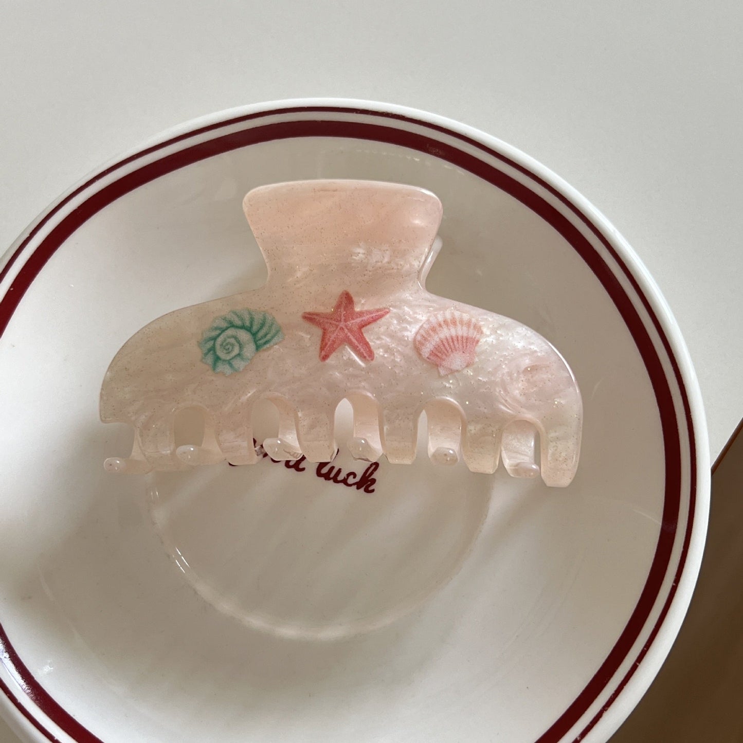 Cute Acrylic Cherry Starfish Hair Claw Clips