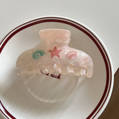 Cute Acrylic Cherry Starfish Hair Claw Clips