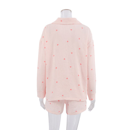 Love Print Casual Soft Homewear Sets