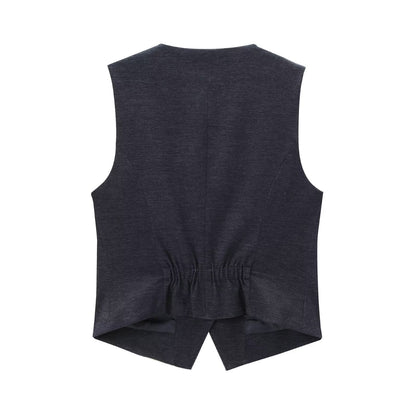 Retro Vest Top and Long Pants Sets