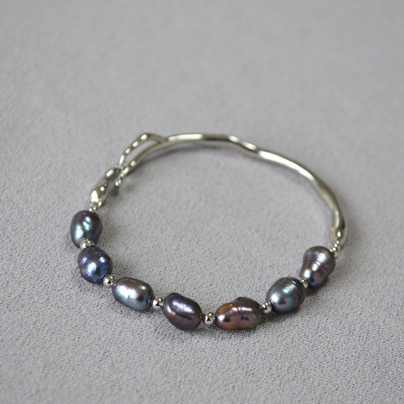 Baroque Pearl Gold Plated Irregular Bracelet