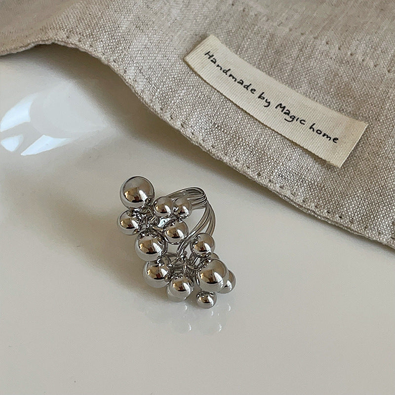 Chunky Exaggerated Silver Statement Rings