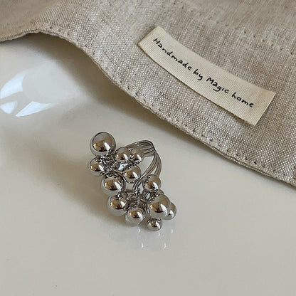 Chunky Exaggerated Silver Statement Rings