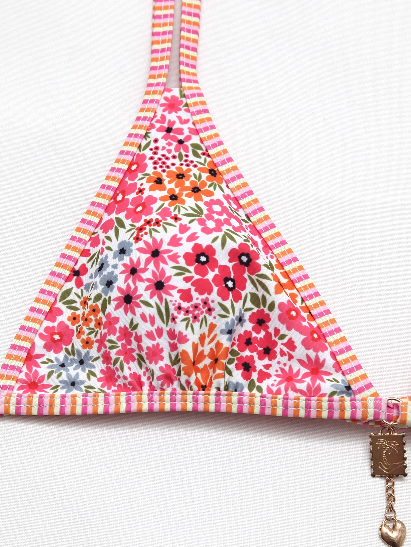 Trendy Floral Printed Bikini Swimwear