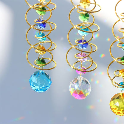 Rainbow Crystal Helical Suncatcher