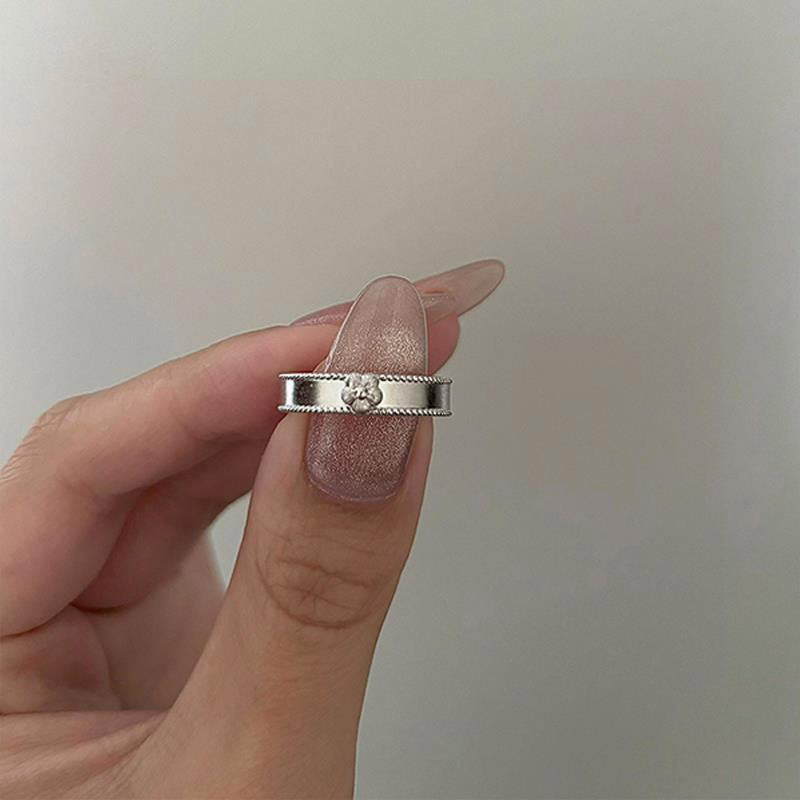 Vintage Flower Rhinestone Elegant Rings