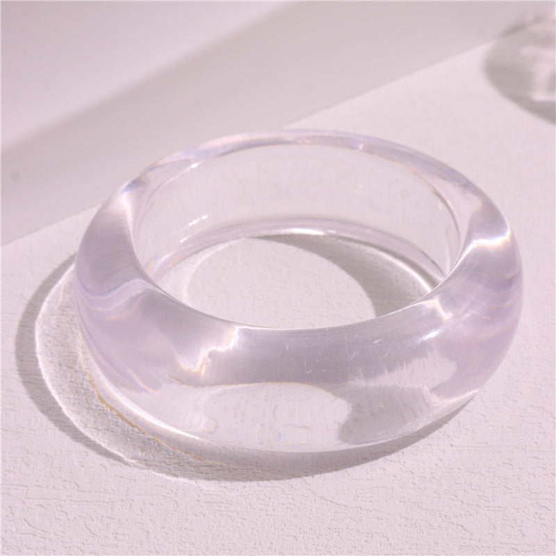 Round Marbling Patterns Single Bracelets