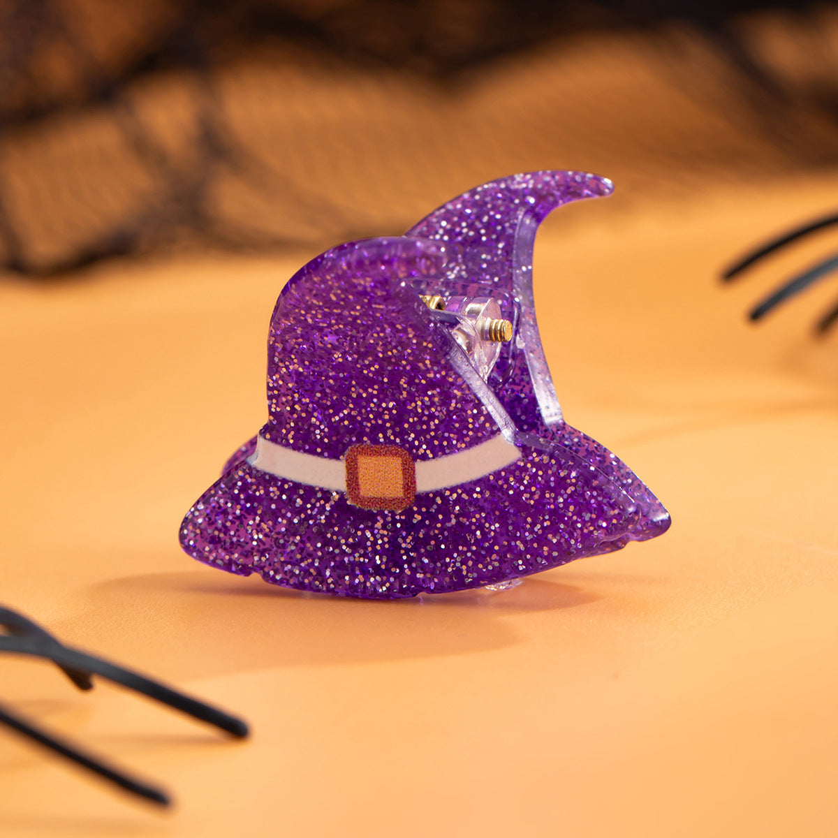 Cute Halloween Spider Ghost Mini Hair Claw