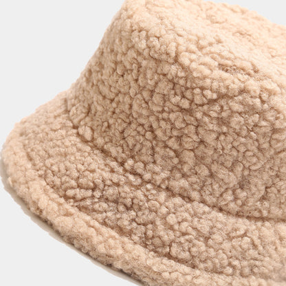 Solid Color Simple Lambswool Winter Buckrt Hats