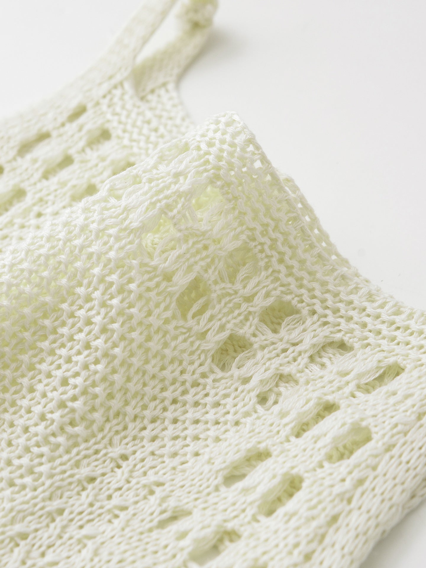 Jacquard Mesh Knit Sleeveless Mini Dresses