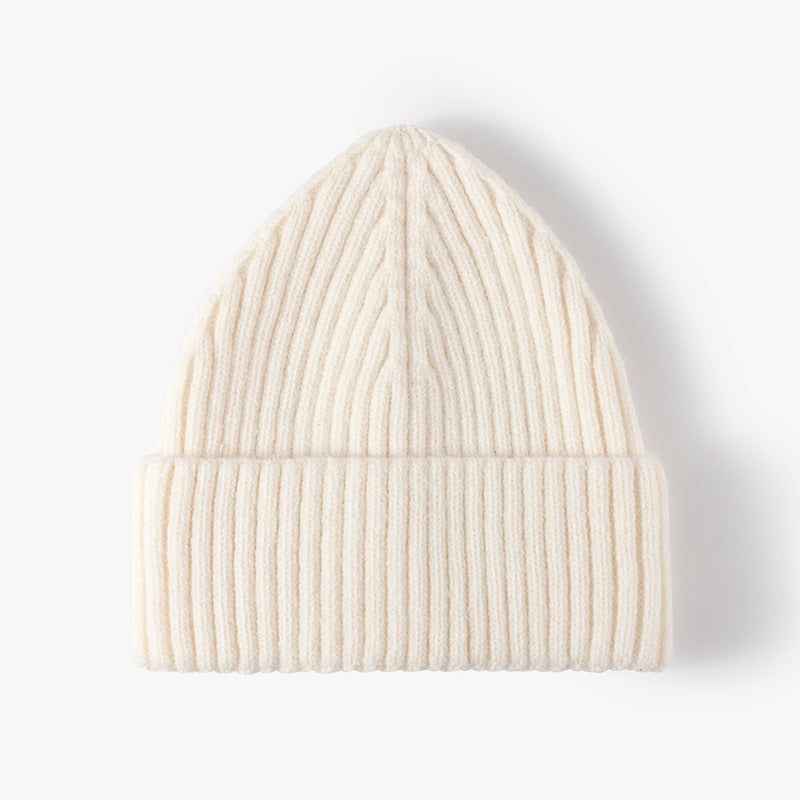 Solid Color Warm Knit Beanie