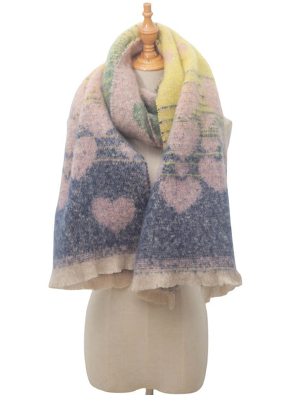Love Print Vintage Scarves