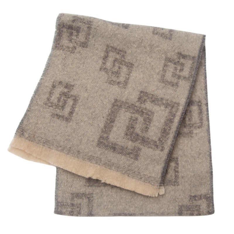 Plaid Vintage Print Scarves