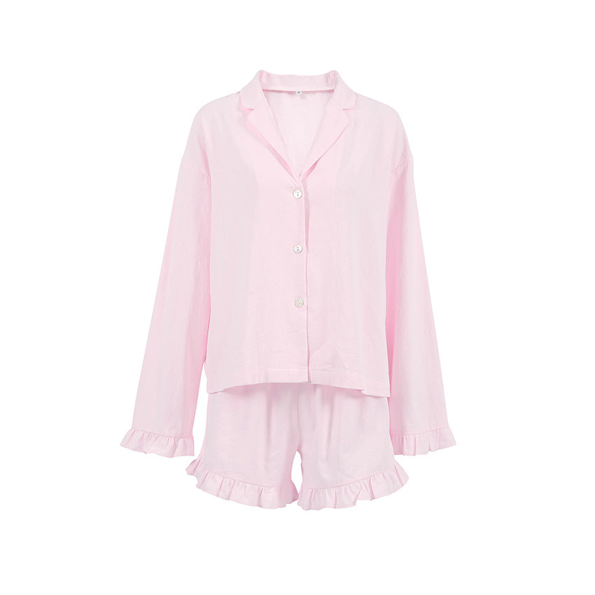 Flounce Cute Loose Sleepwear Sets