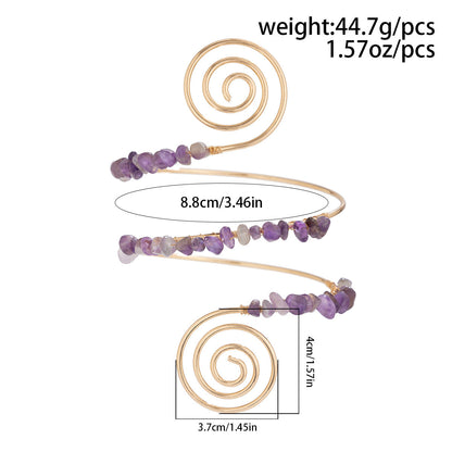 Vintage Irregular Beaded Line Arm Cuff