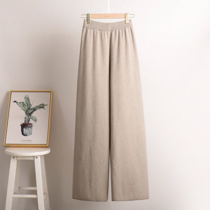 2+Solid Color Label V-Neck Knit Sets