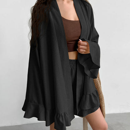 Flounce Simple Loose Homewear Sets