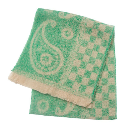 Plaid Print Vintage Scarves