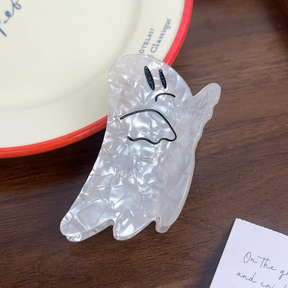 Cute Mini Pumpkin Ghost Halloween Hair Claw