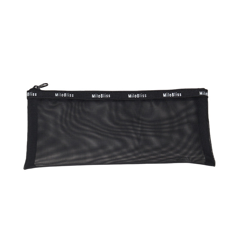 Black Letter Portable Make Up Bags