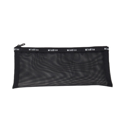 Black Letter Portable Make Up Bags