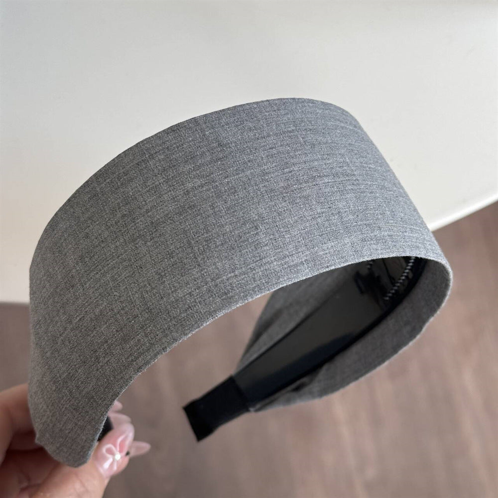 Plaid Rhinestone Simple Wide Headbands