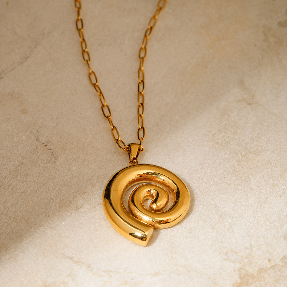 Threaded Circle Pendant Vintage