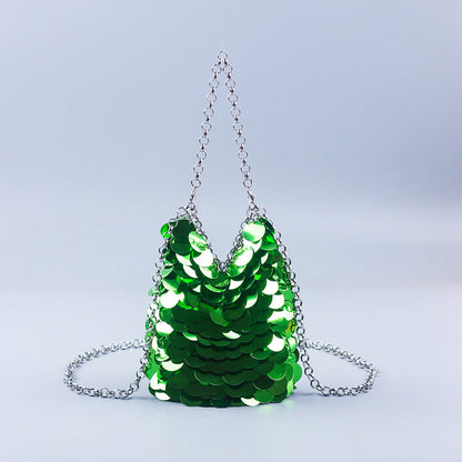 Glitter Sequin Bag Handmade Shoulder Bag