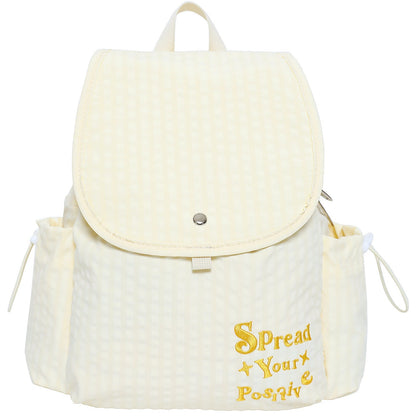 Plaid Casual Nylon Cute Backpack