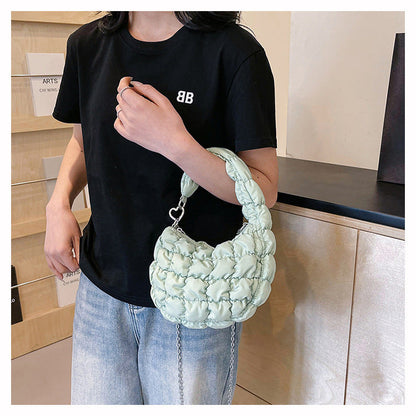 Cute Cloud Puffer Chain Mini Handbag