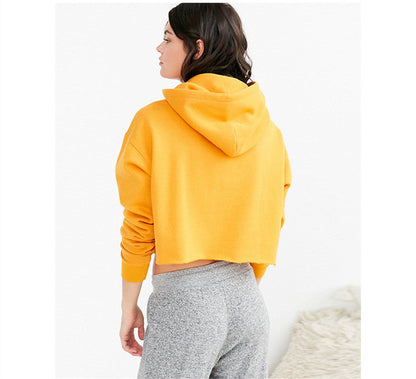 Loose Hooded Short Hoodie