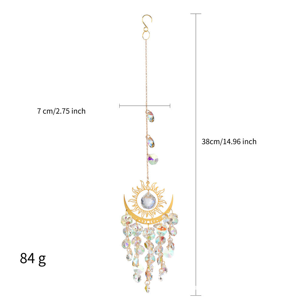 Sun Moon Colorful Crystal Hangings