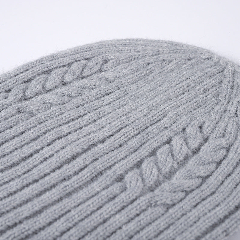 Solid Color Teist Simple Knit Beanie