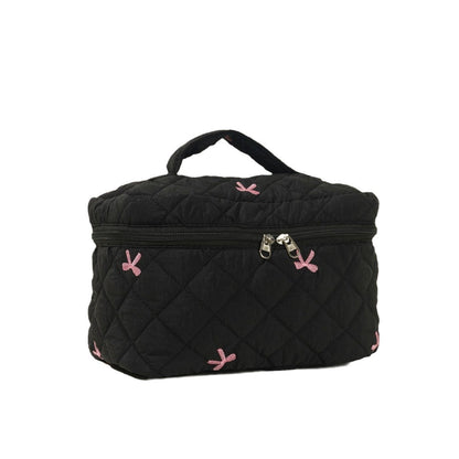 Bows Print Large Capacity Make Up Bag