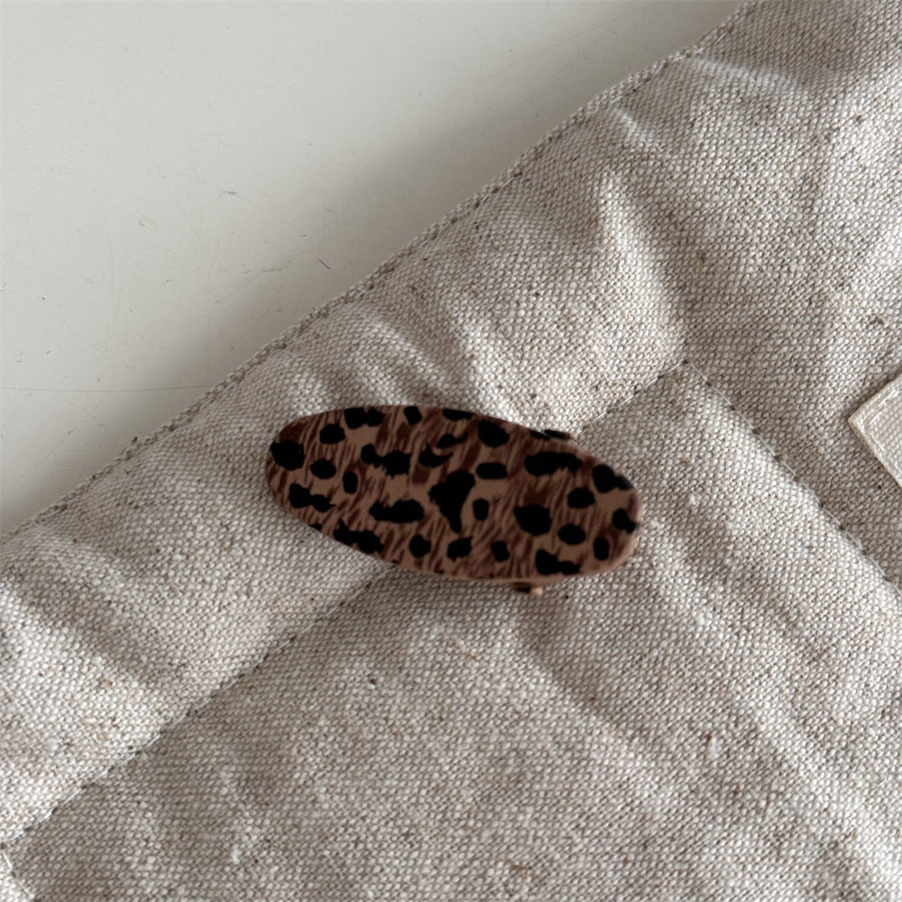 Leopard Simple Vintage Hair Clips