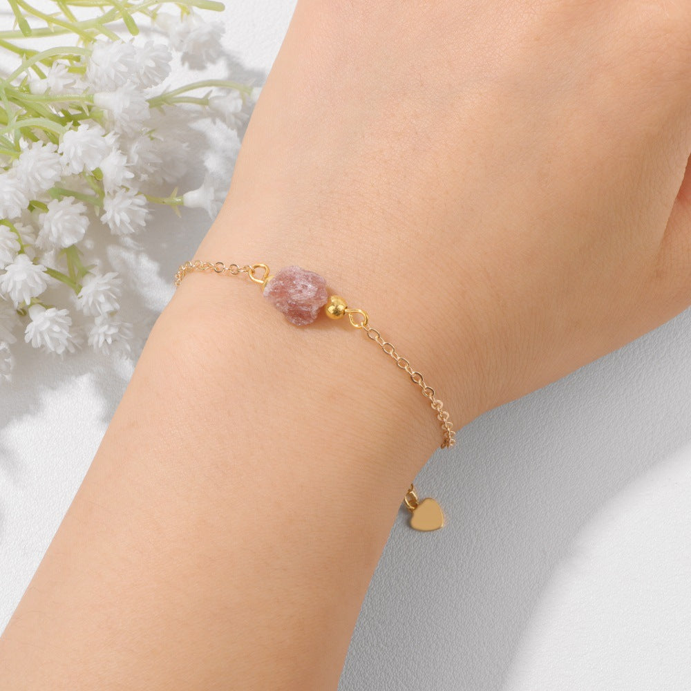 Elegant Irregular Stone Simple Beaded Bracelets