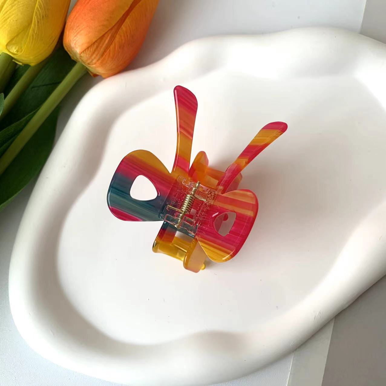 Colorful Bow Knot Cute Sweet Hair Claws