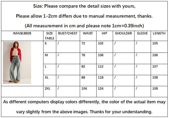 Washed Street Straight Leg Jeans