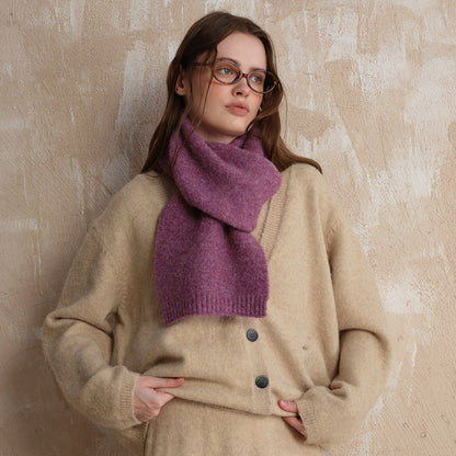 Solid Color Simple Soft Sweet Knit Scarves