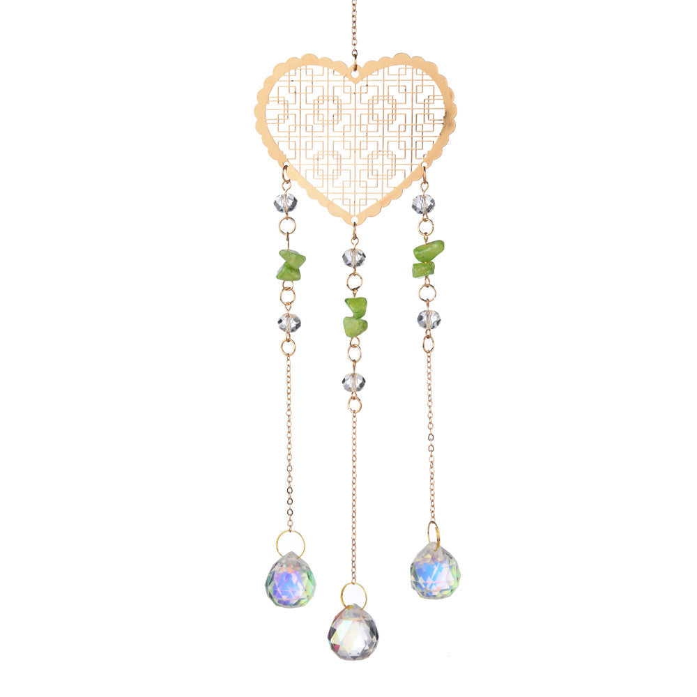 Hollow Out Love Crystal Suncatcher Hangings