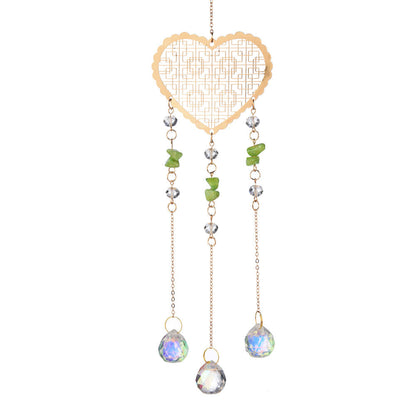 Hollow Out Love Crystal Suncatcher Hangings