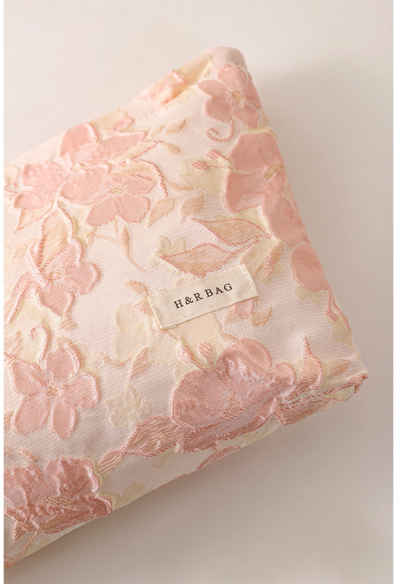 Large Capacity Floral Makeup Bag