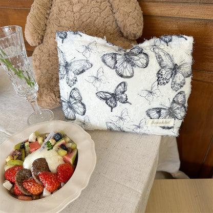 Lace Butterfly Large Capacity Make Up Bag