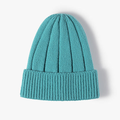 Solid Color Thick Knit Beanie